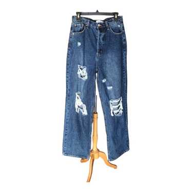 Cello Y2K Distressed Street Style Medium Wash Str… - image 1