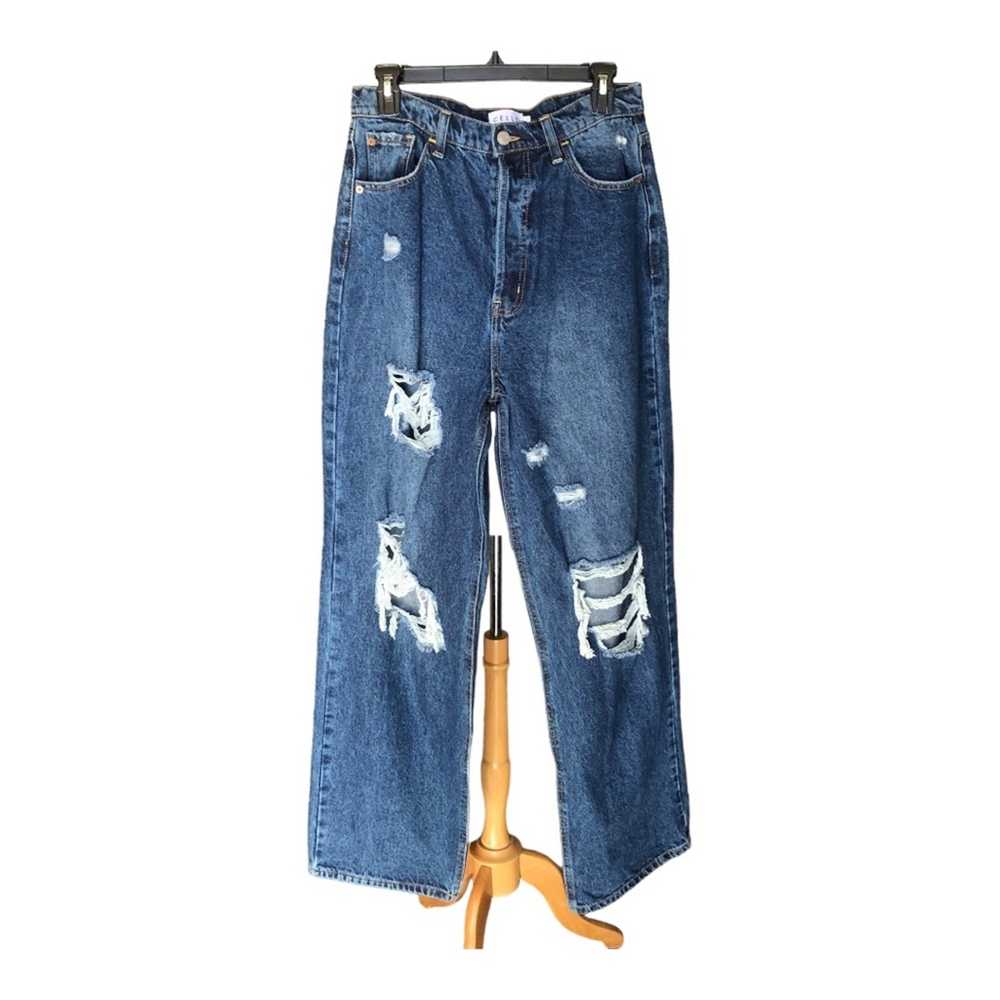 Cello Y2K Distressed Street Style Medium Wash Str… - image 2