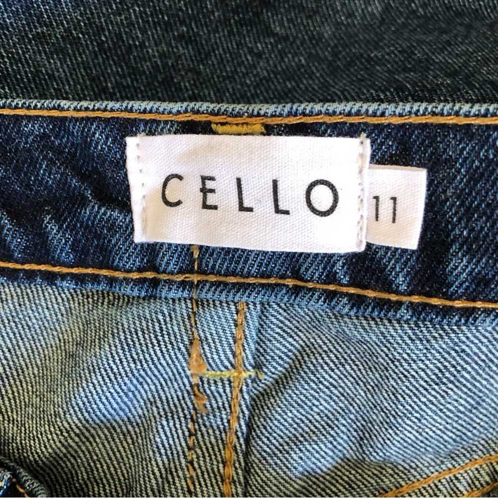 Cello Y2K Distressed Street Style Medium Wash Str… - image 7