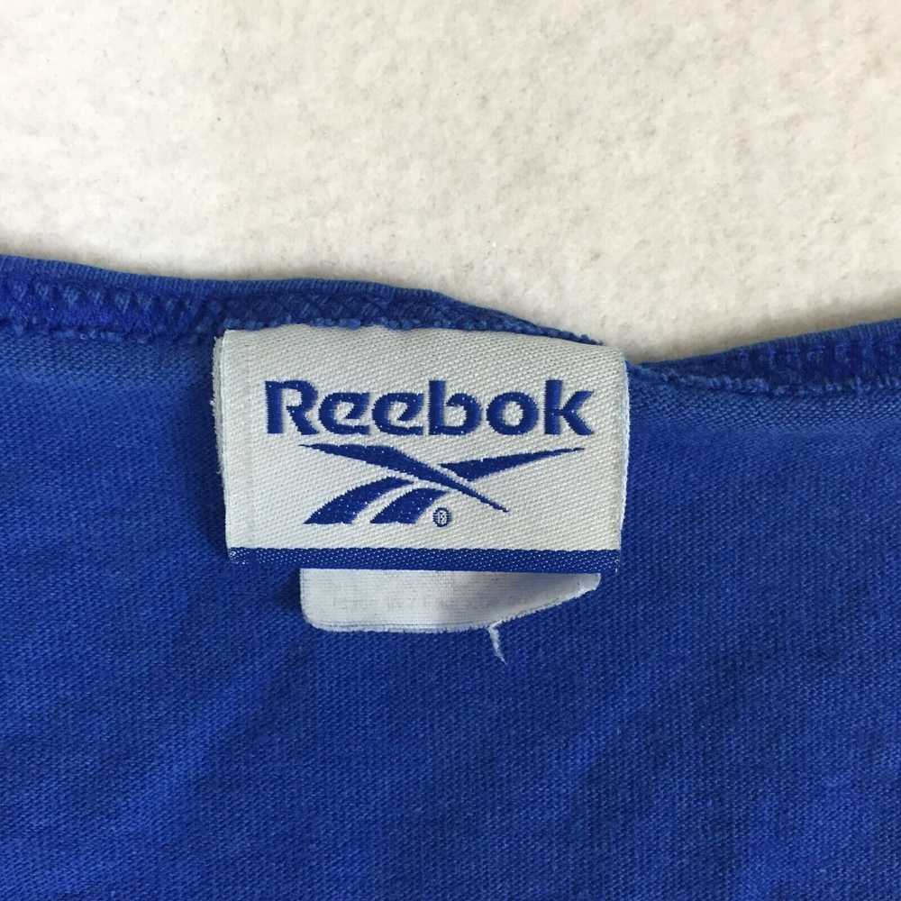 Men's Reebok Logo Blue Tank Top T-Shirt Size Large - image 6