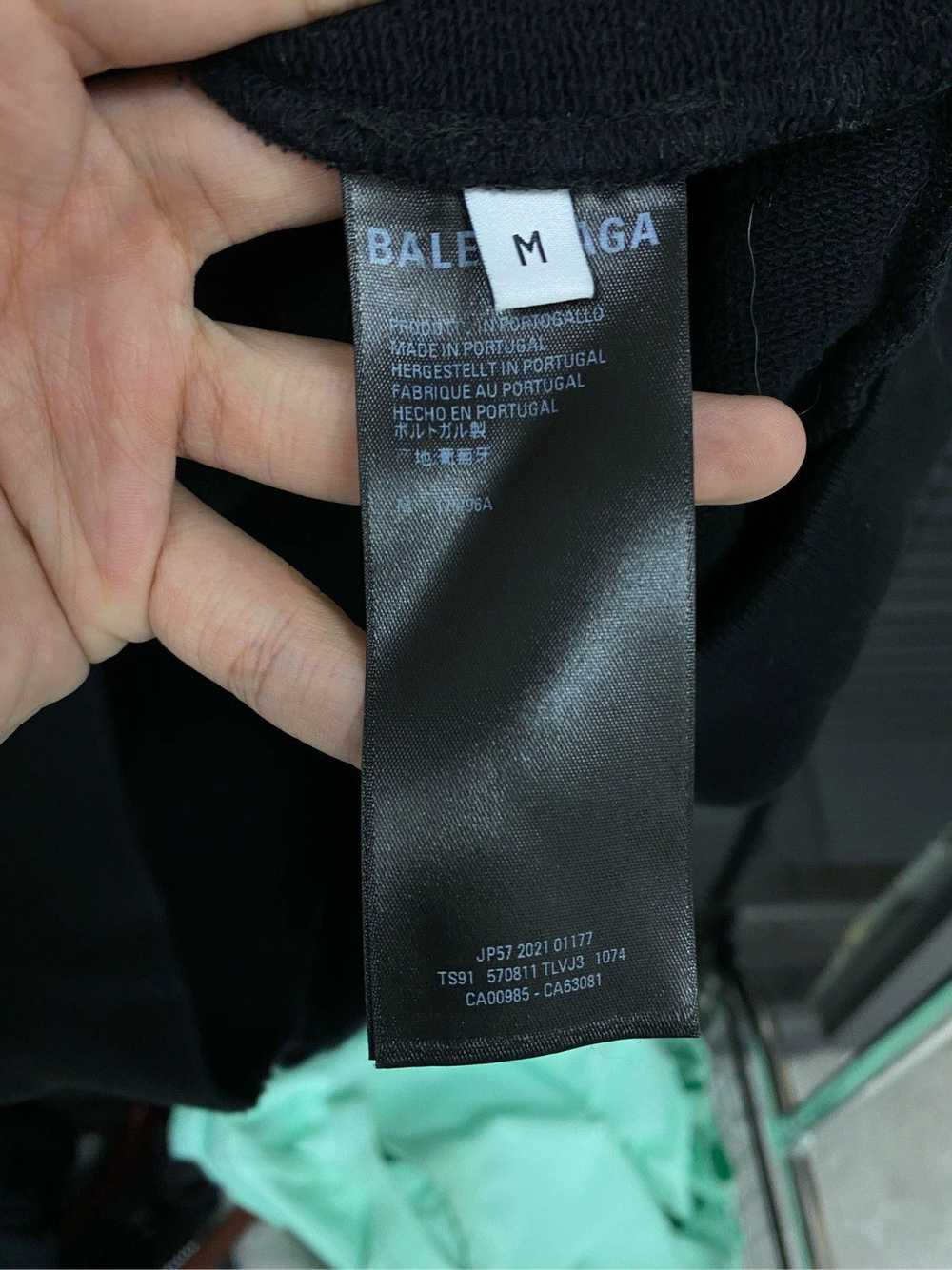 Balenciaga Balenciaga Scissors Destroy Used Hoodi… - image 4