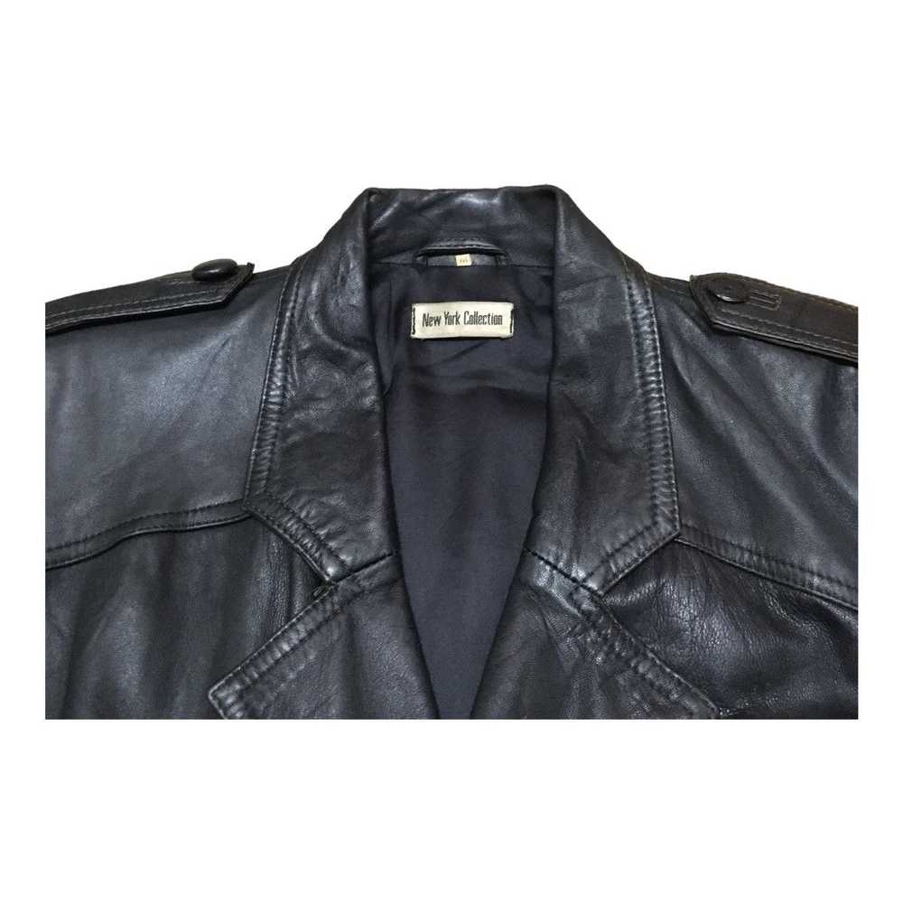 Designer × Leather Jacket × Vintage Rare Design V… - image 6