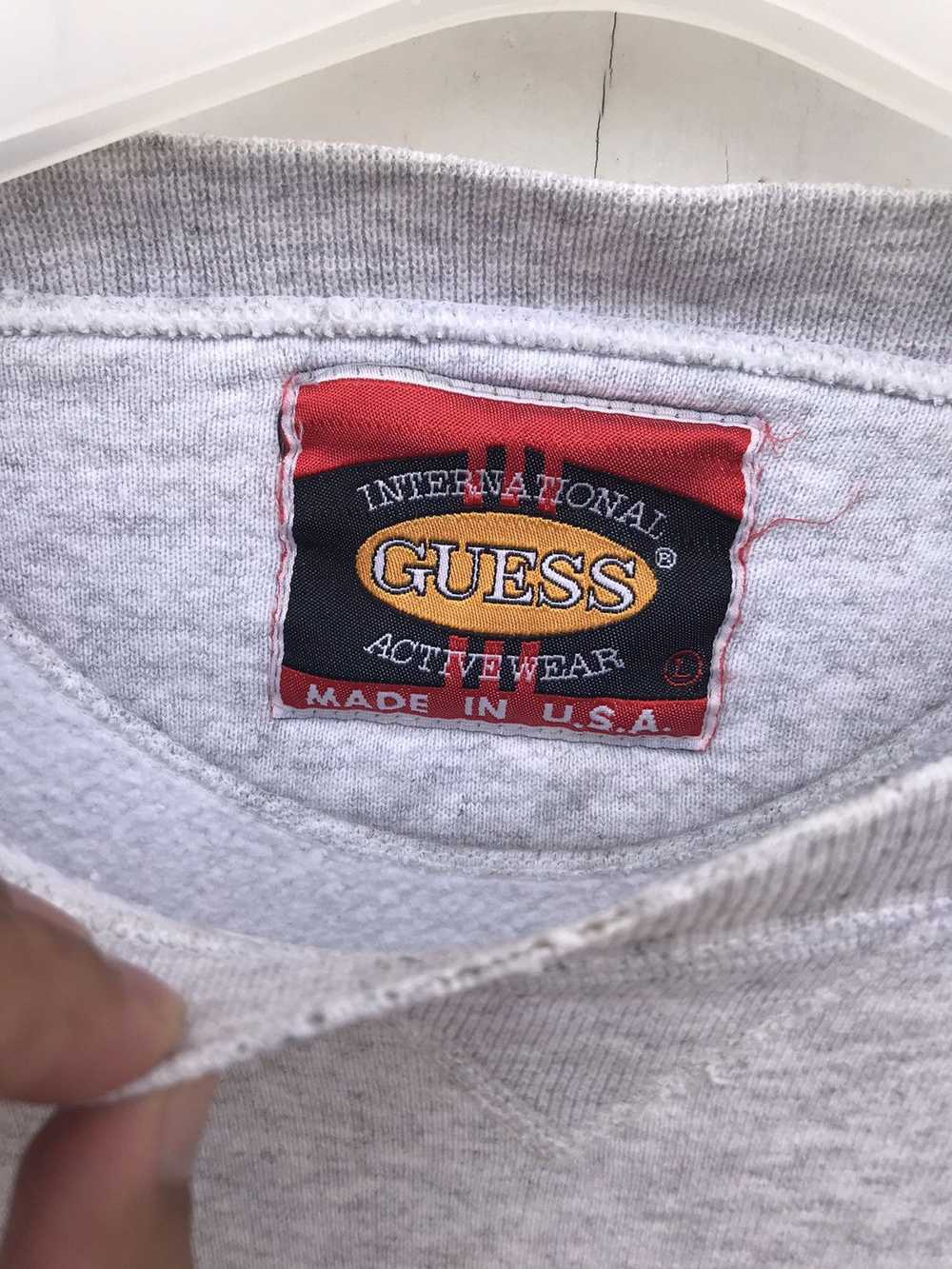 Guess × Vintage Vintage Guess 1995 Big Logo Sweat… - image 7