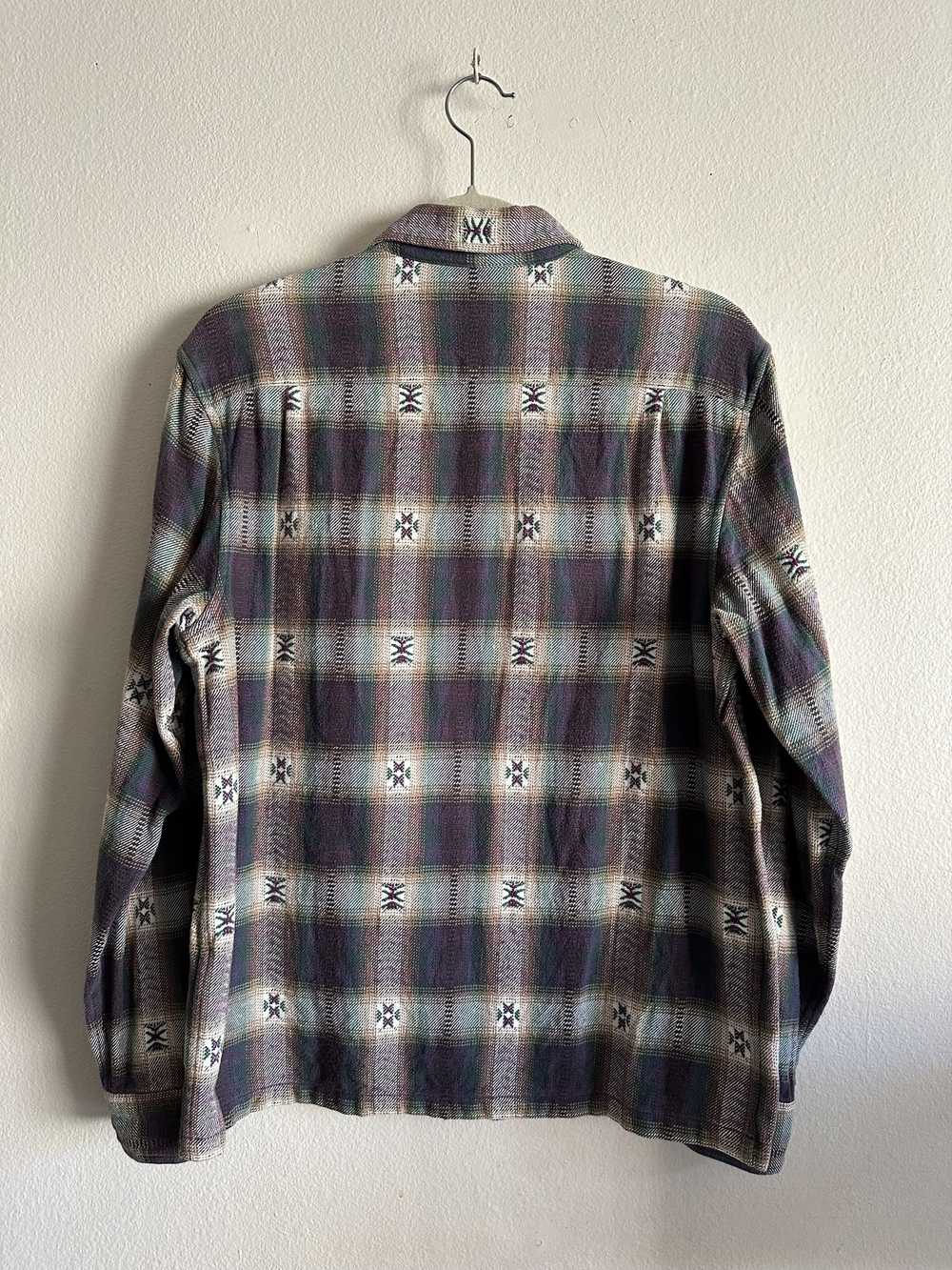 Supreme FINAL DROP Plaid Flannel Zip-Up Shirt - image 2