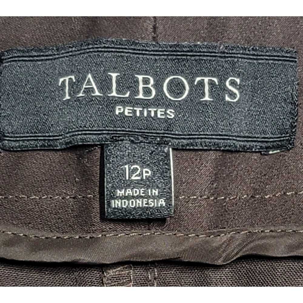 Other Talbots Signature Brown Flat Front Jeans 12… - image 3