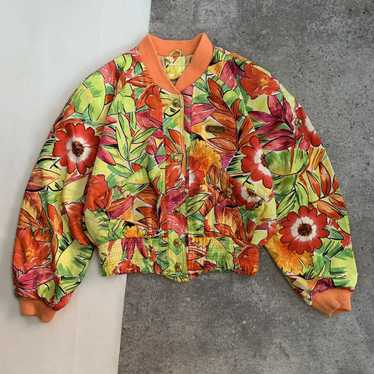 Phenix Phenix sky jacket floral motif - image 1