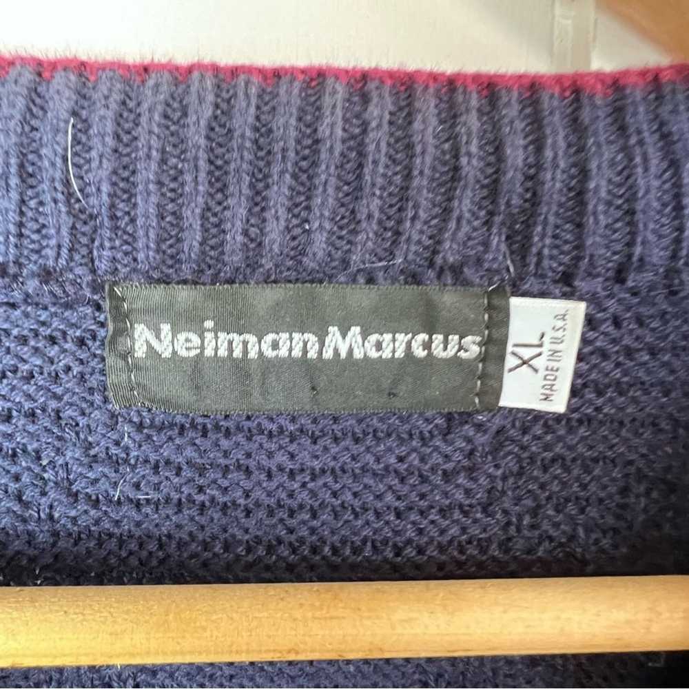 Neiman Marcus Vintage Neiman Marcus Navy Cotton G… - image 10