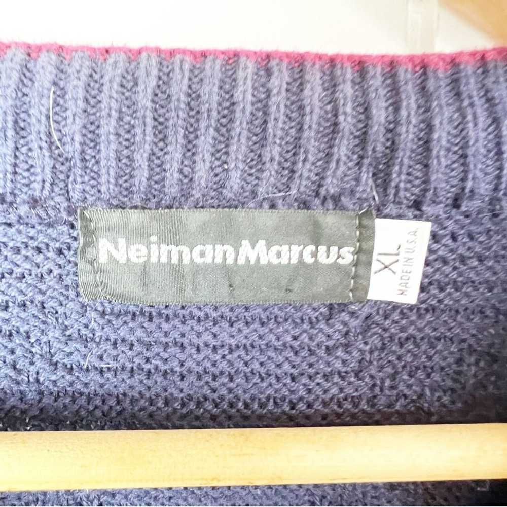 Neiman Marcus Vintage Neiman Marcus Navy Cotton G… - image 4