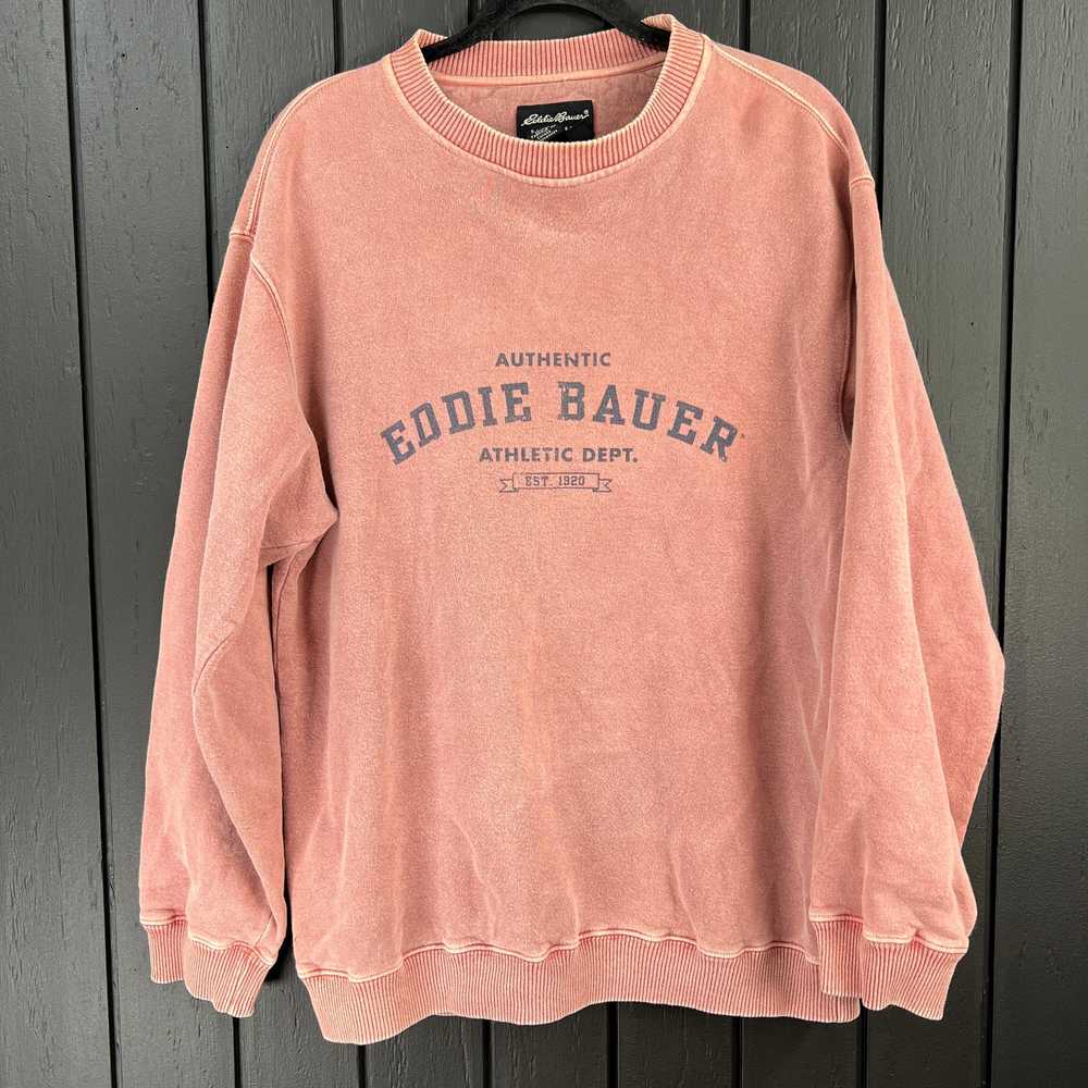 Eddie Bauer Vintage Crewneck Spell Out Sweatshirt… - image 1