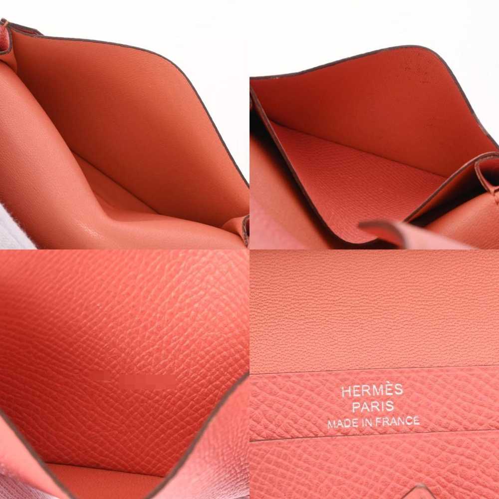 Hermes HERMES Bearn Card Case Rouge Kazak/Flaming… - image 12