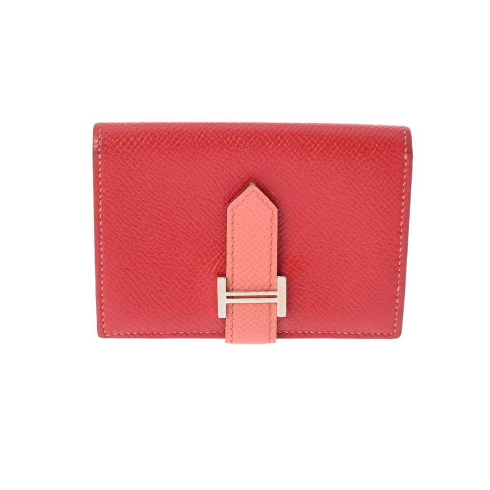 Hermes HERMES Bearn Card Case Rouge Kazak/Flaming… - image 1