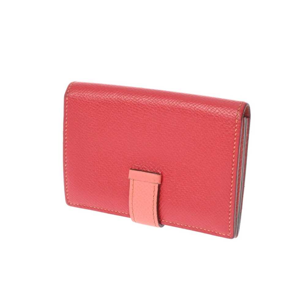 Hermes HERMES Bearn Card Case Rouge Kazak/Flaming… - image 2