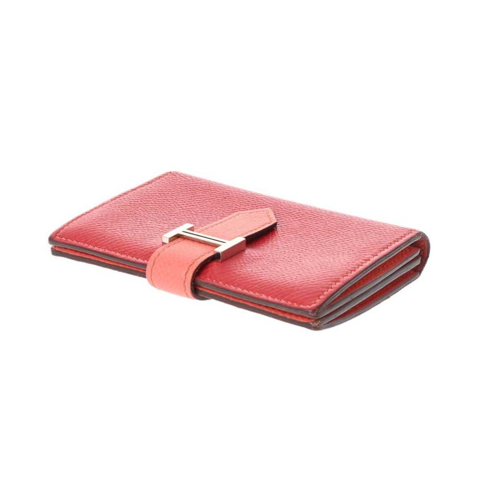 Hermes HERMES Bearn Card Case Rouge Kazak/Flaming… - image 3