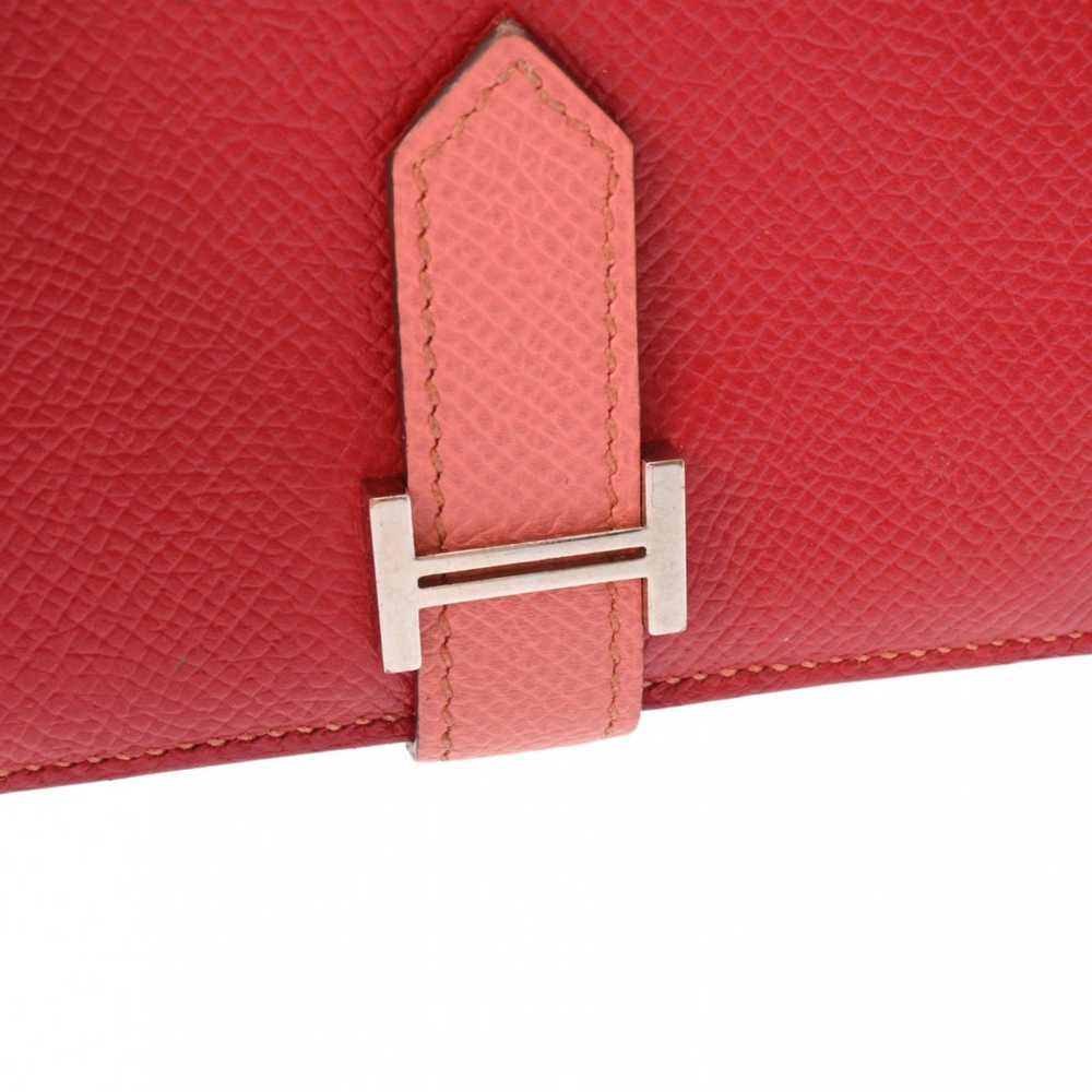 Hermes HERMES Bearn Card Case Rouge Kazak/Flaming… - image 8