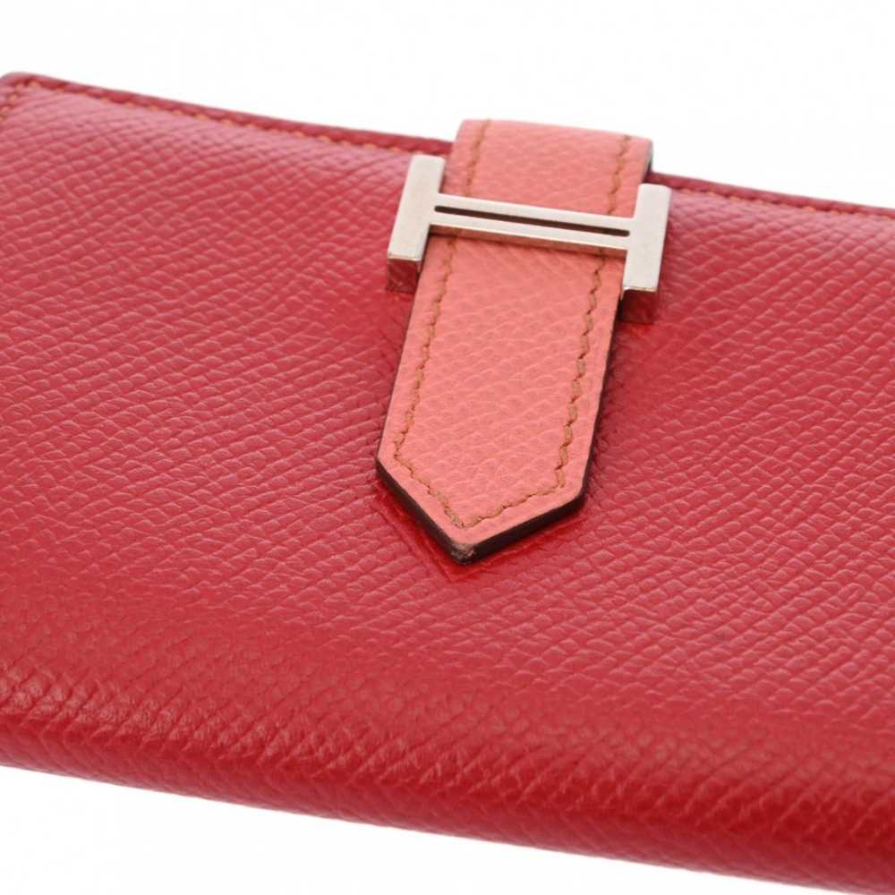 Hermes HERMES Bearn Card Case Rouge Kazak/Flaming… - image 9