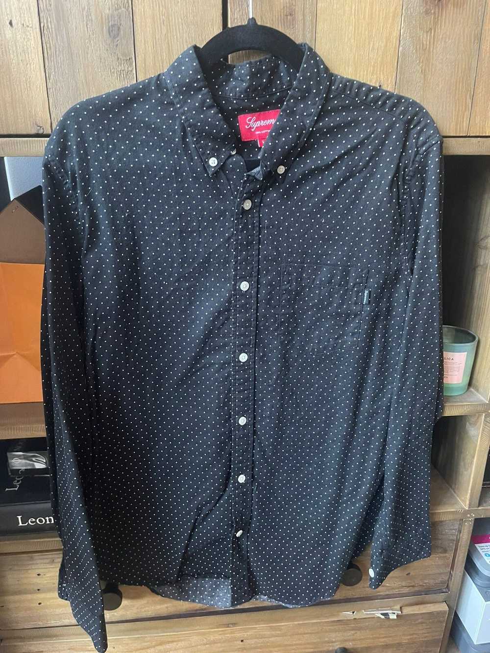 Supreme Supreme Polka Dot Button Up - image 1