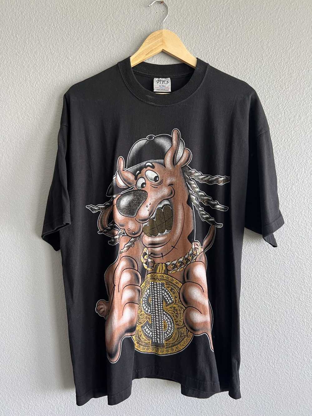 Vintage Vintage Scooby Doo Y2k Shaka rapper gold … - image 1