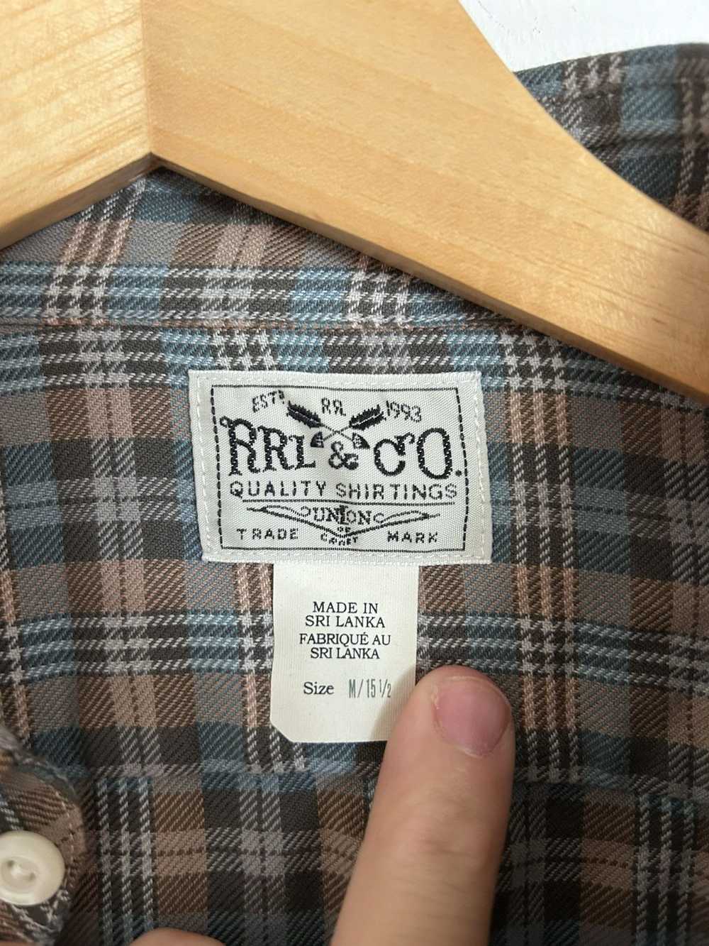 RRL Ralph Lauren RRL plaid button up - image 3