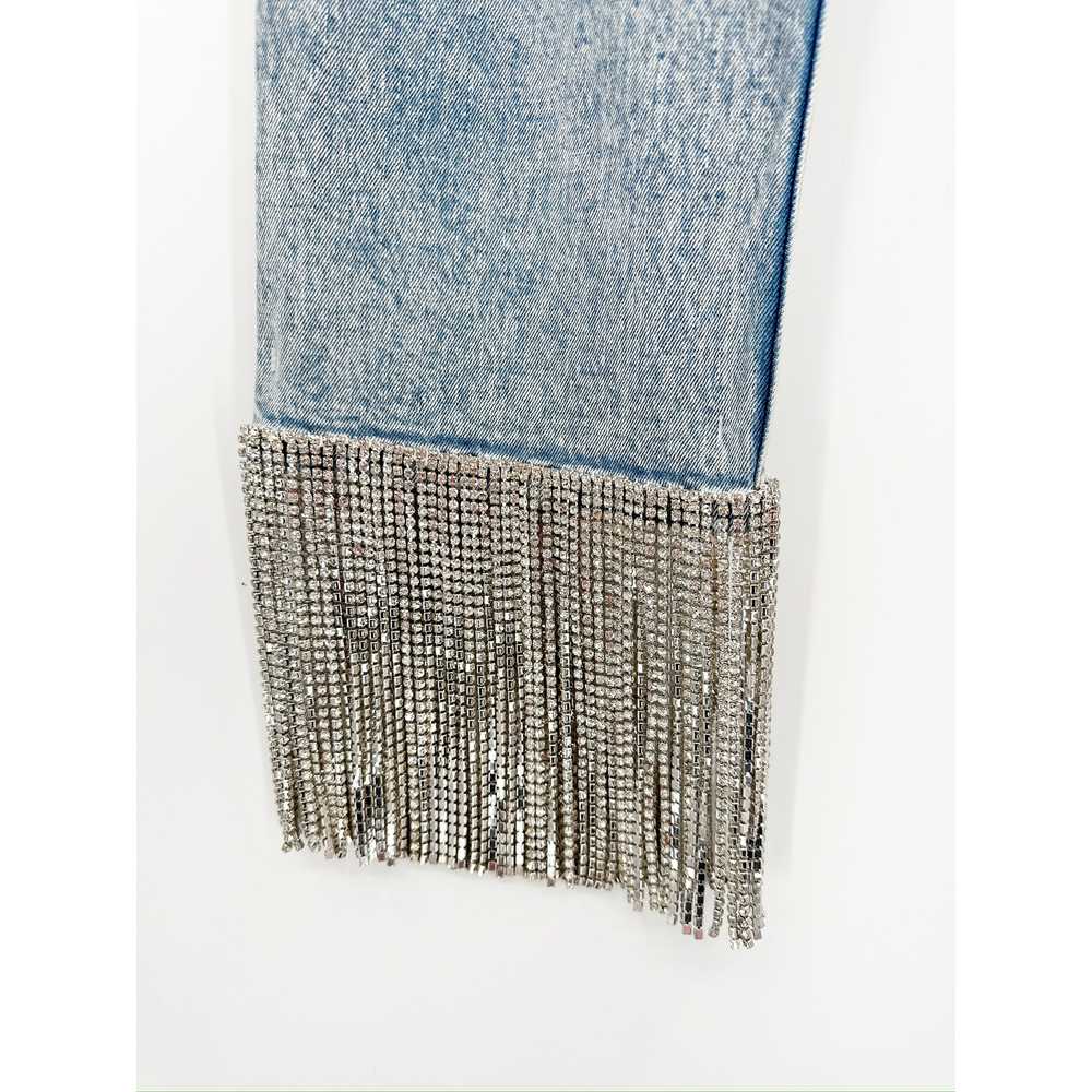 Alice + Olivia Amazing Boyfriend Rhinestone Fring… - image 8