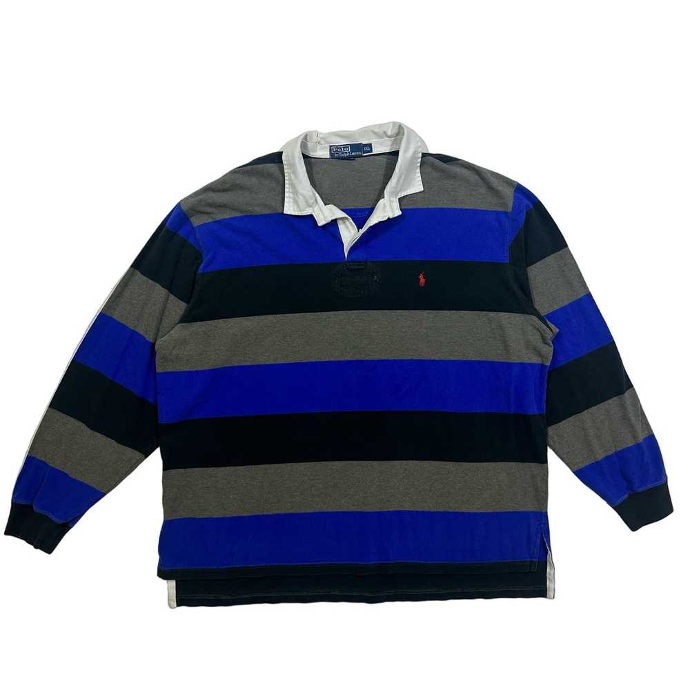 Vintage Y2K Polo Ralph Lauren Rugby polo long sle… - image 1