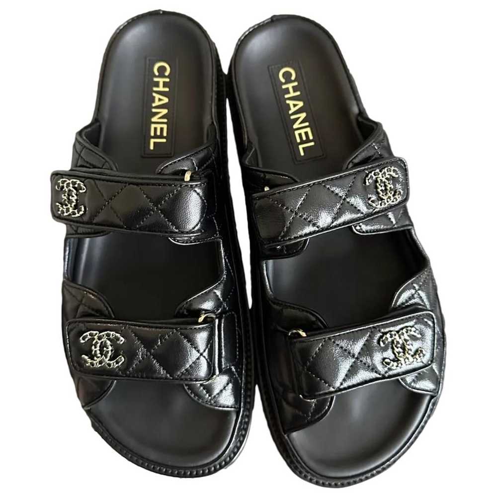 Chanel Dad Sandals leather sandal - image 1