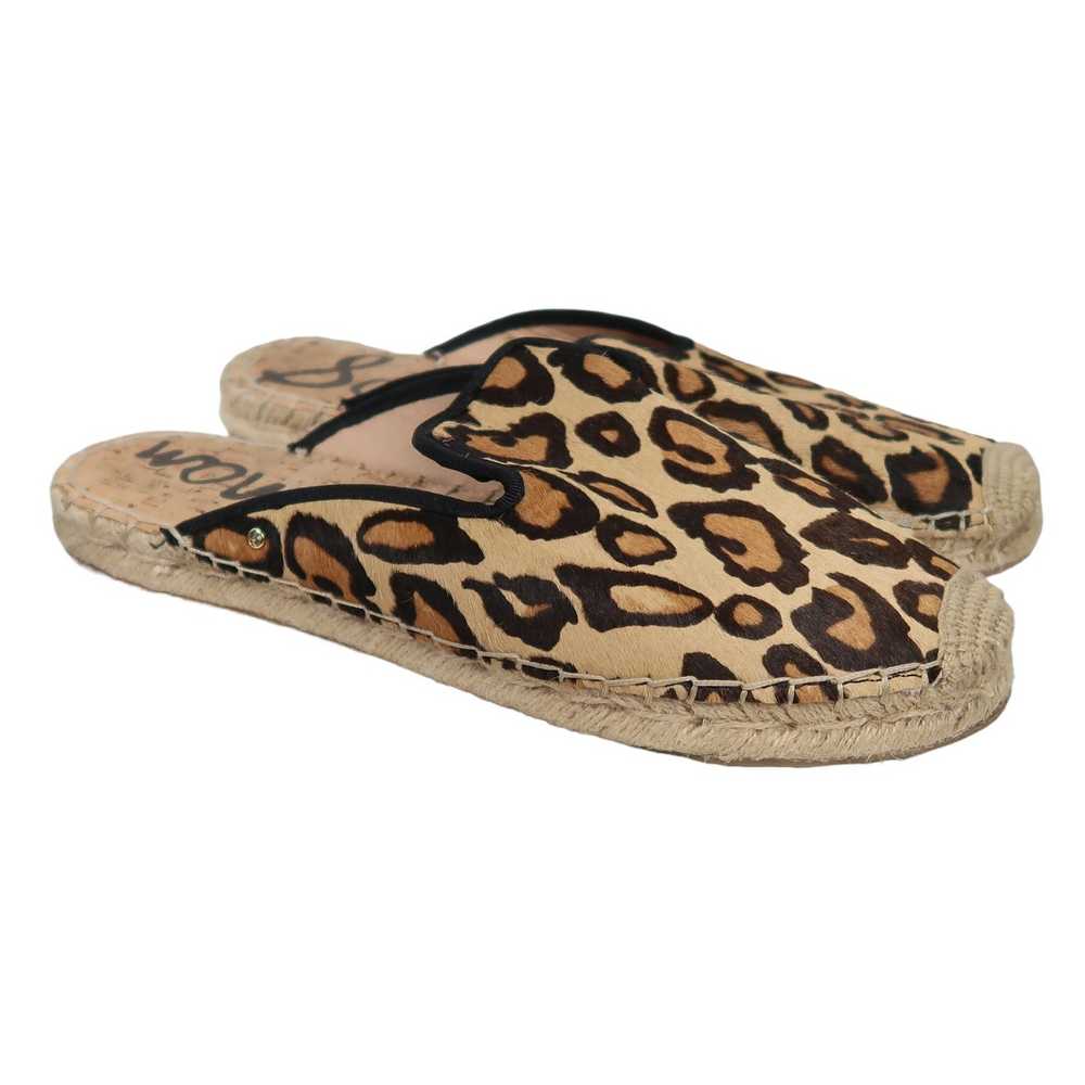 Sam Edelman Kerry Tan Brown Leopard Espadrille Sl… - image 1