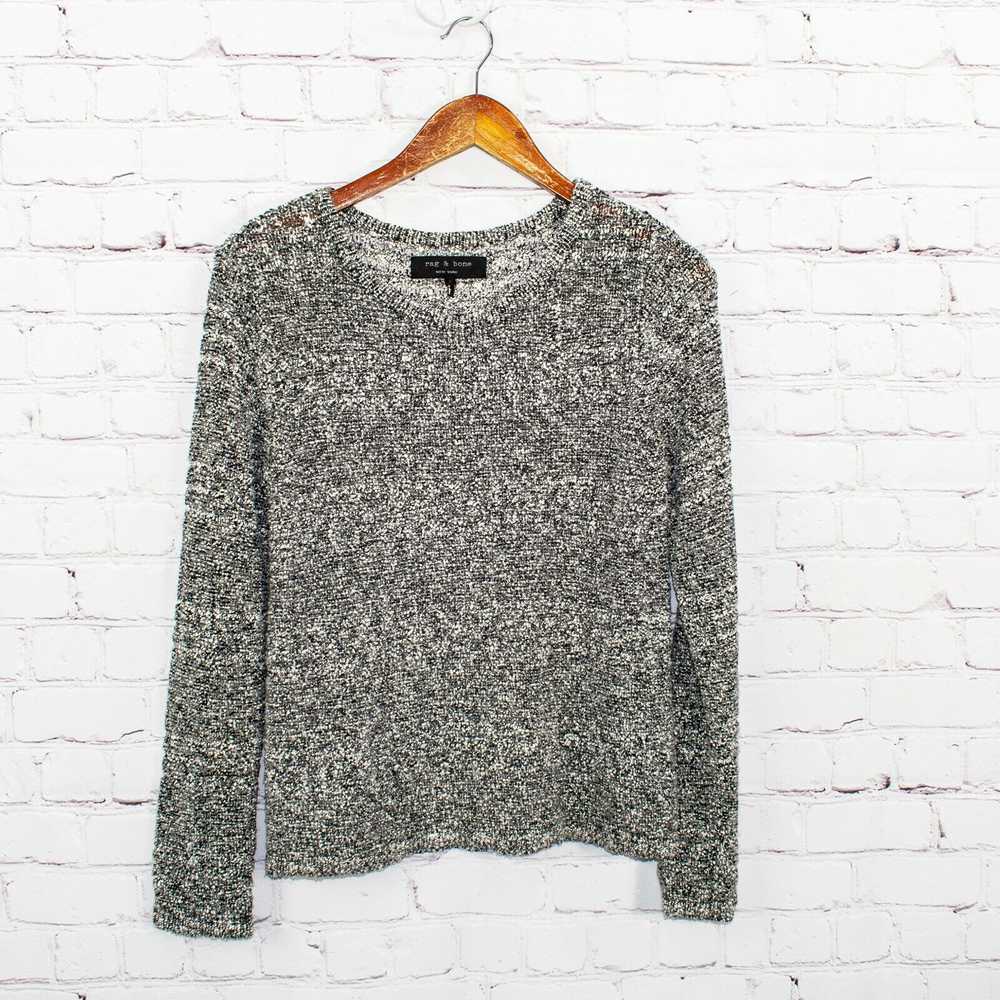 Rag & Bone NY boucle Gray Pullover Sweater Size S… - image 4