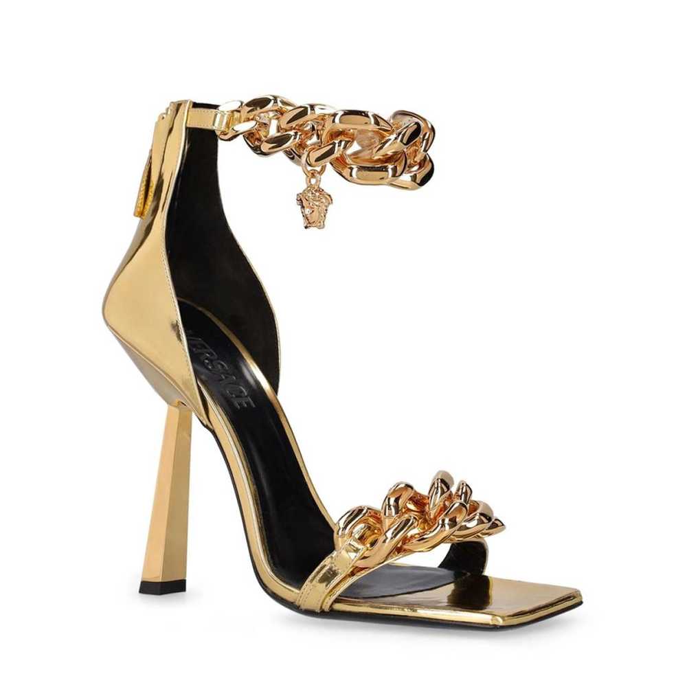 Versace Leather sandal - image 2