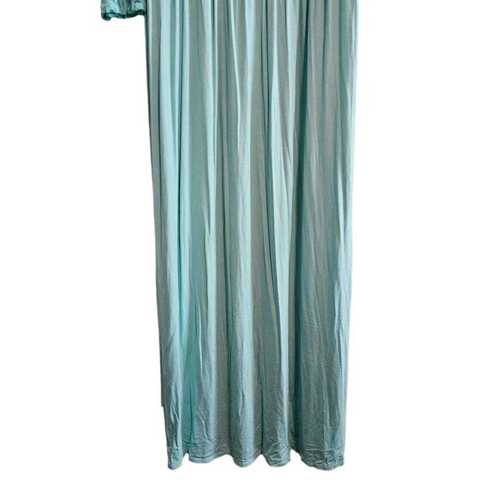 3XL Chic Soul 3/4 length sleeve maxi dress sea fo… - image 3