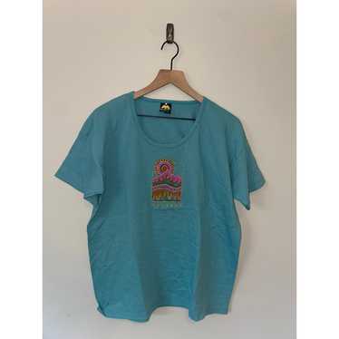 90s Women's Vintage MT Montana Mountan Teal Green… - image 1