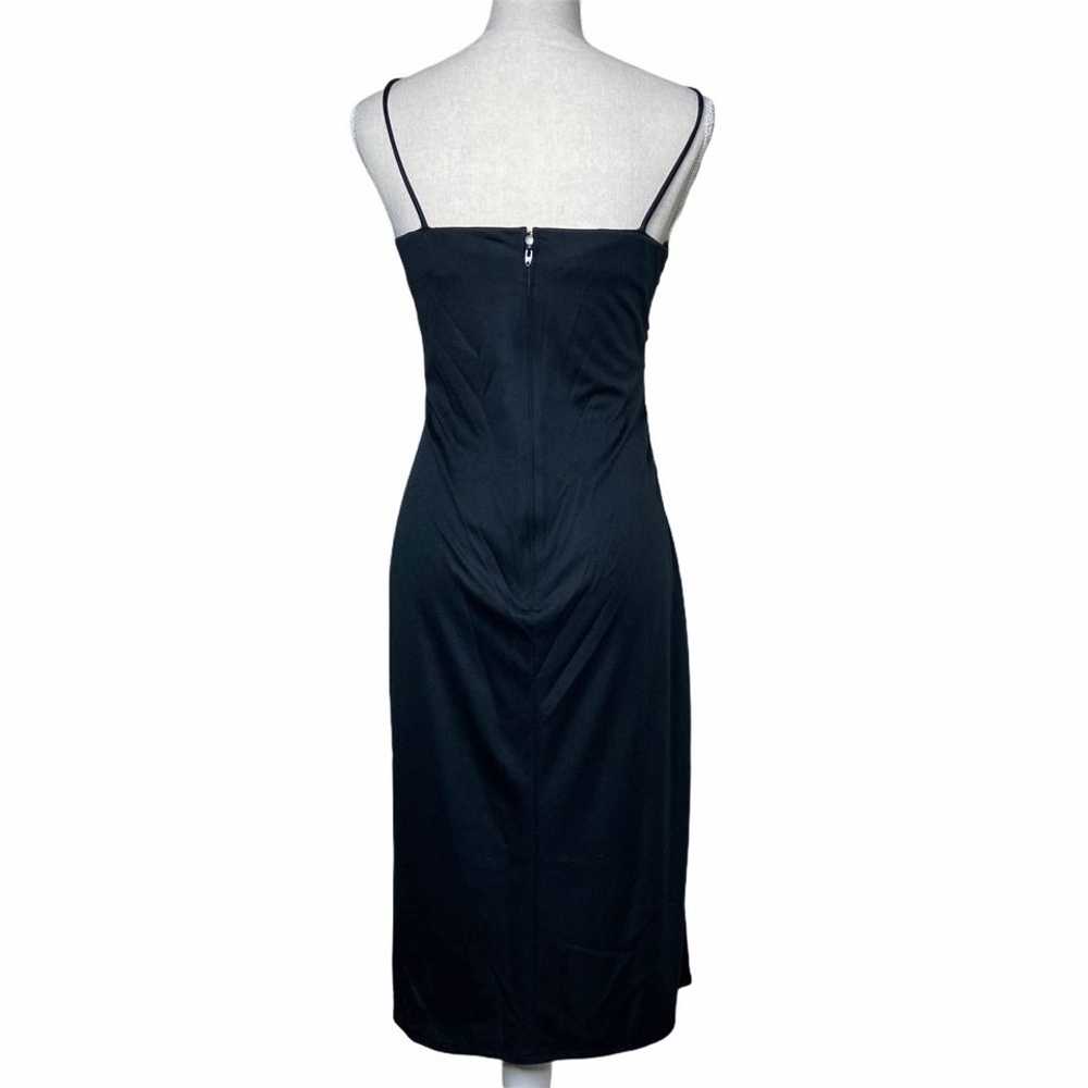 Vintage Womens Black Sequin Sleeveless Dress - image 6