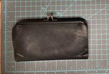 Vintage Coach Change Purse Black がま口 COACH VINTAGE MADISON FRAME KISSLOCK MINI BLACK LEATHER