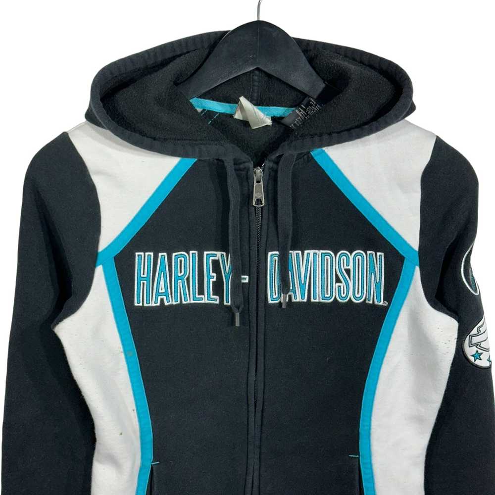 Vintage Harley Davidson Spellout Hoodie - image 2