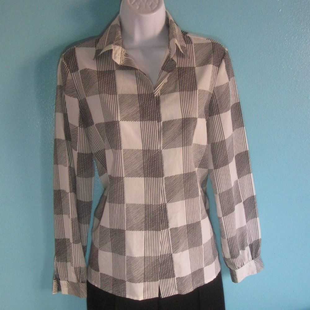 Vintage Vintage Blouse "Country Suburbans" Size 8… - image 11