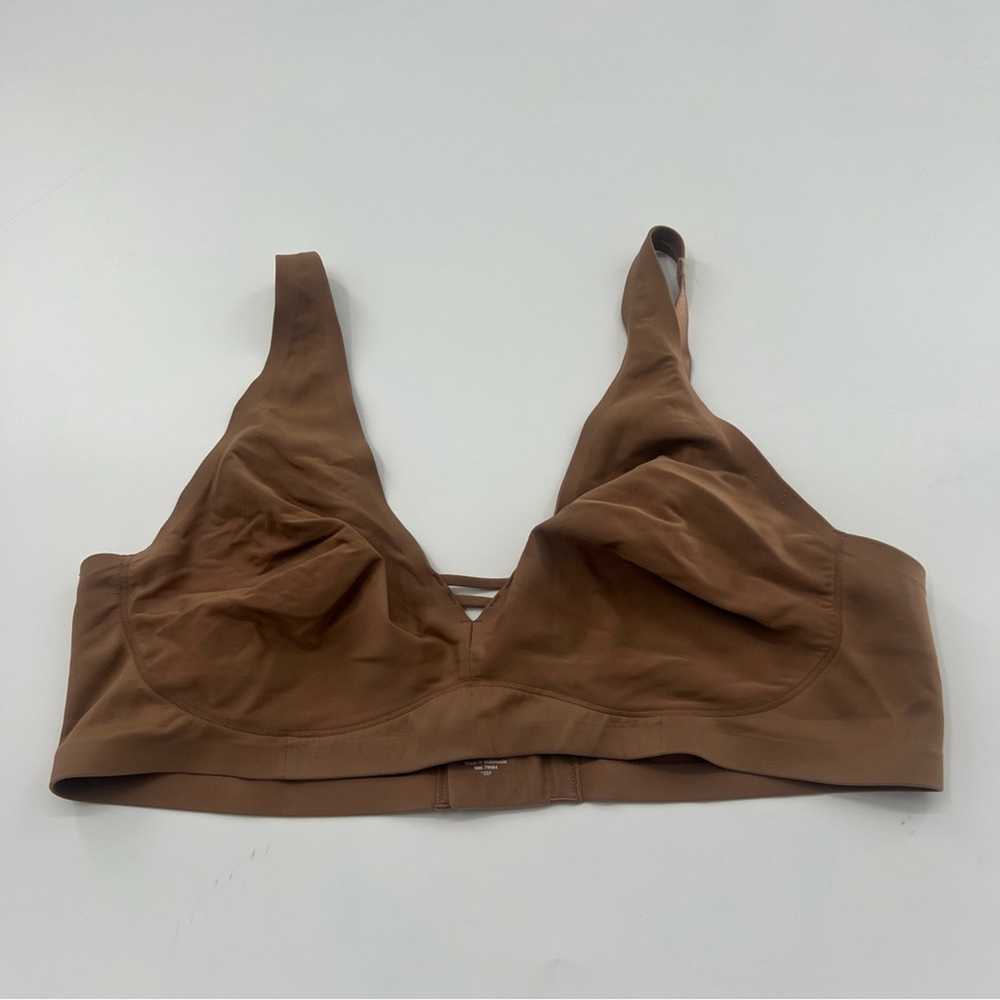 Soma Essentials Unlined Wireless Bra Brown 1222 - image 1