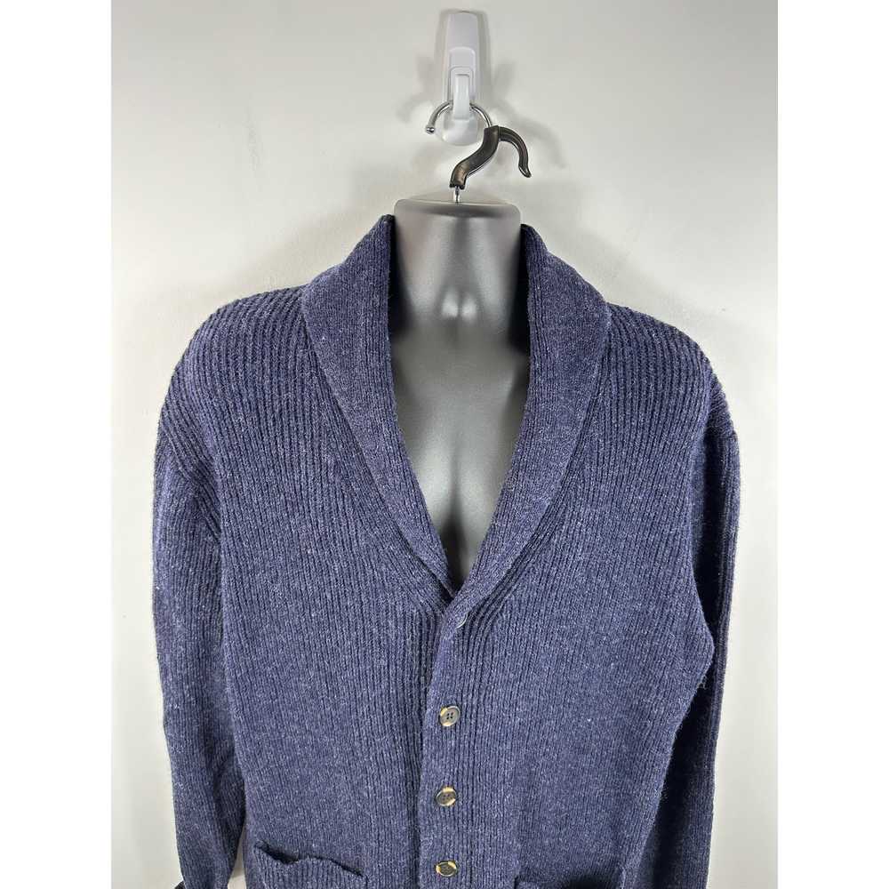 Line Of Trade Mens Shetland Wool Cardigan Sweater… - image 8