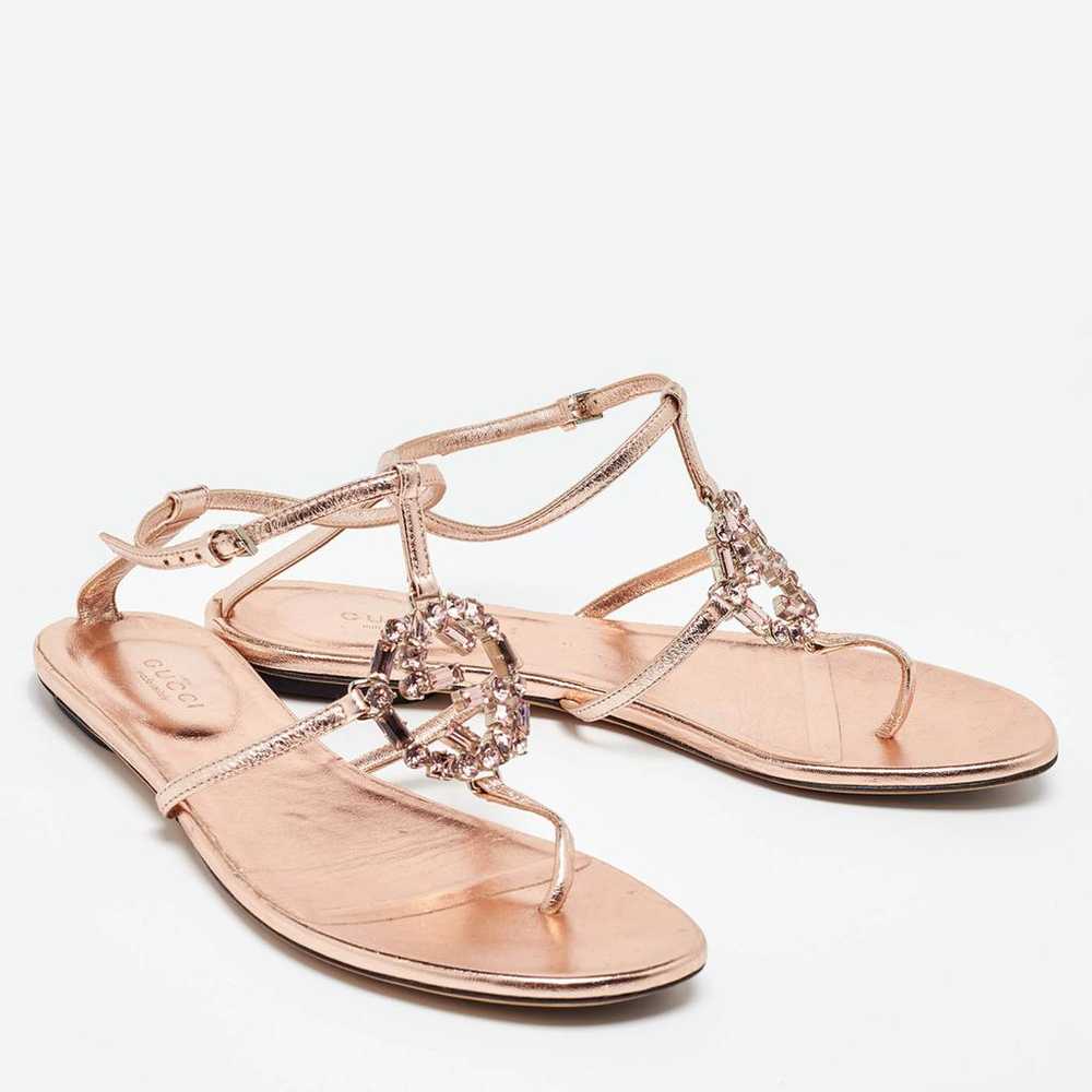 Gucci Patent leather sandal - image 3