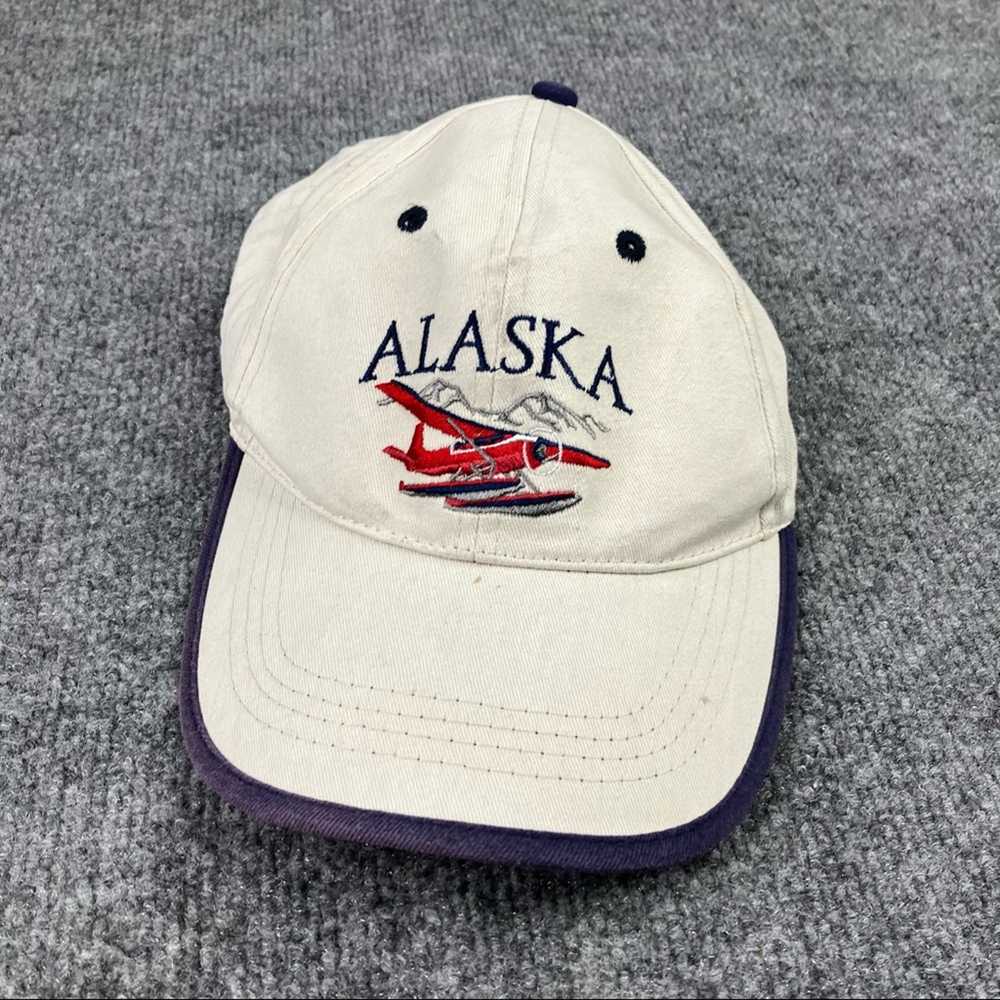 ARCTIC CIRCLE Alaska Adjustable Baseball Hat Blue… - image 1