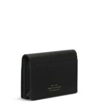 Smythson Panama Leather Bifold Card Case With Sna… - image 1