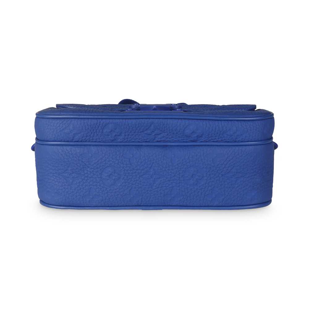 Louis Vuitton Blue Taurillon Monogram S Lock Mess… - image 9