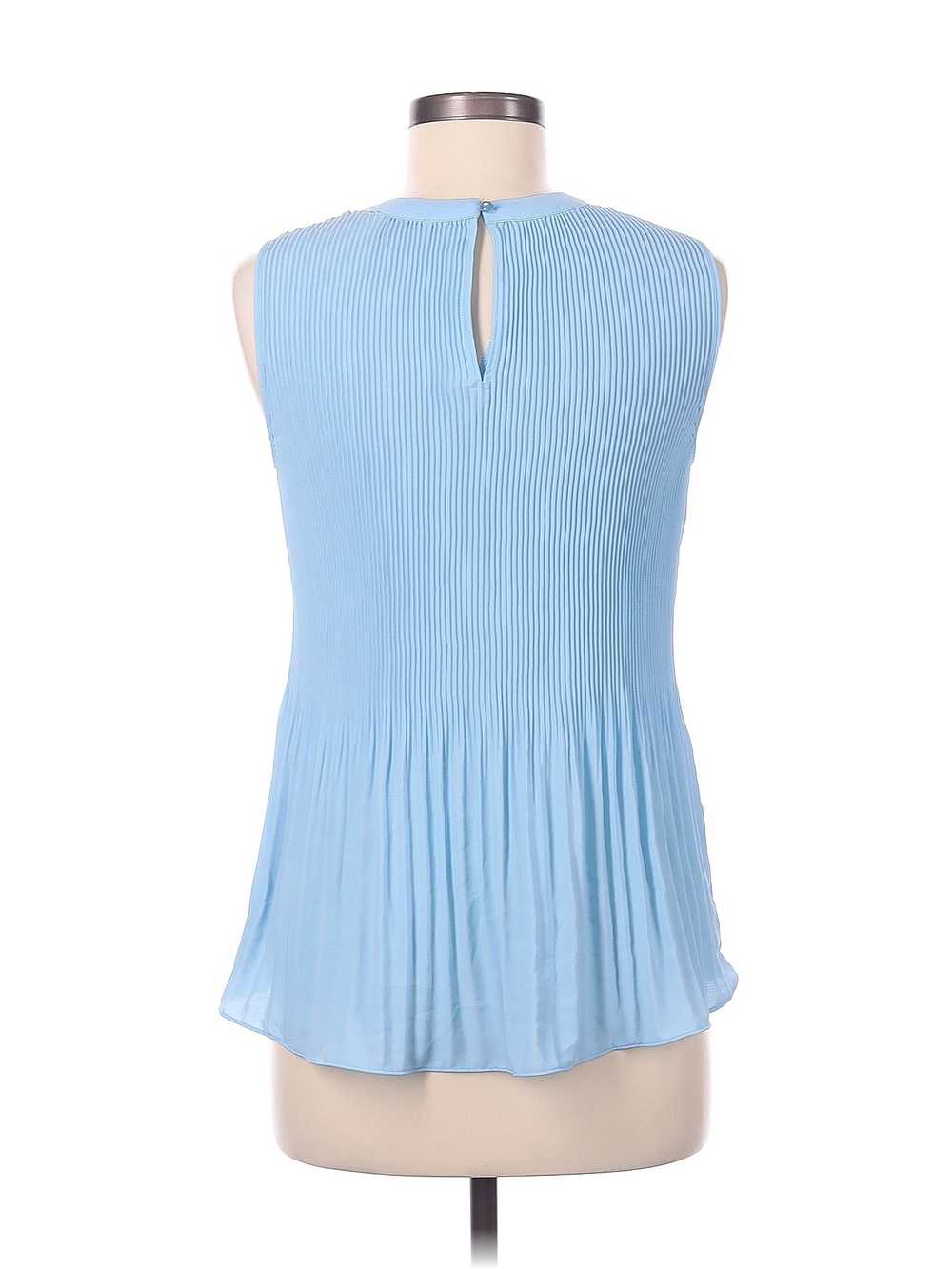 Adrianna Papell Women Blue Sleeveless Blouse M - image 2