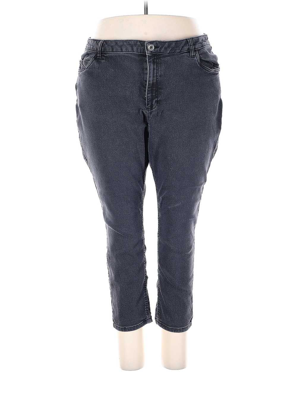 Catherines Women Gray Jeans 3X Plus - image 1