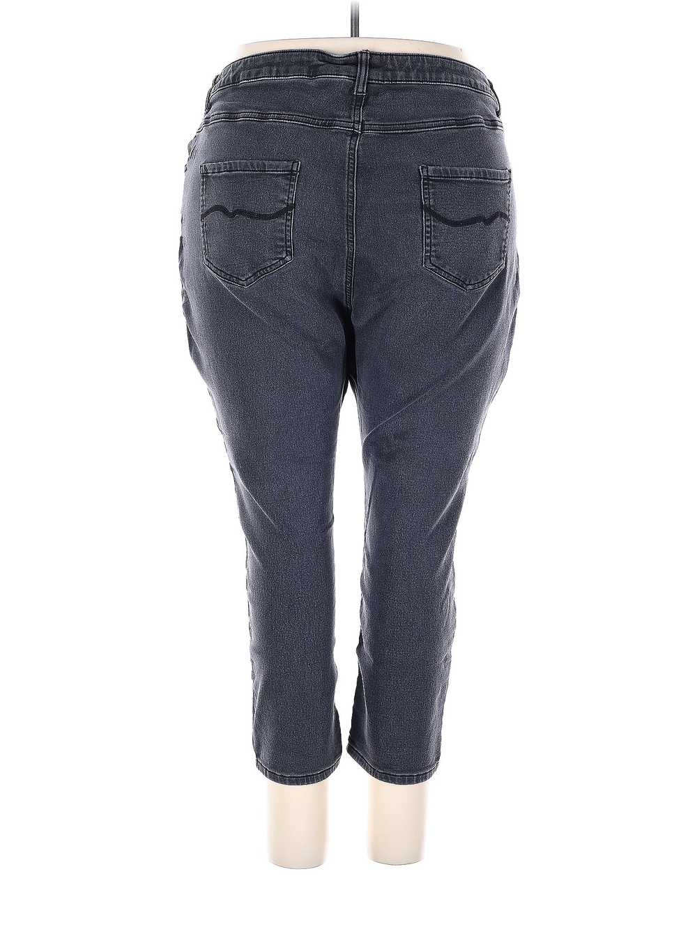 Catherines Women Gray Jeans 3X Plus - image 2