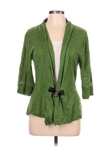 Soft Surroundings Women Green Cardigan L