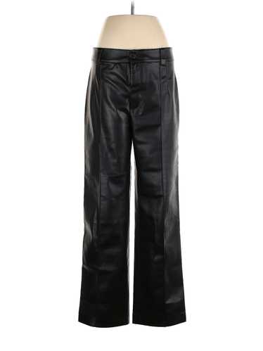 Zara Women Black Faux Leather Pants L - image 1