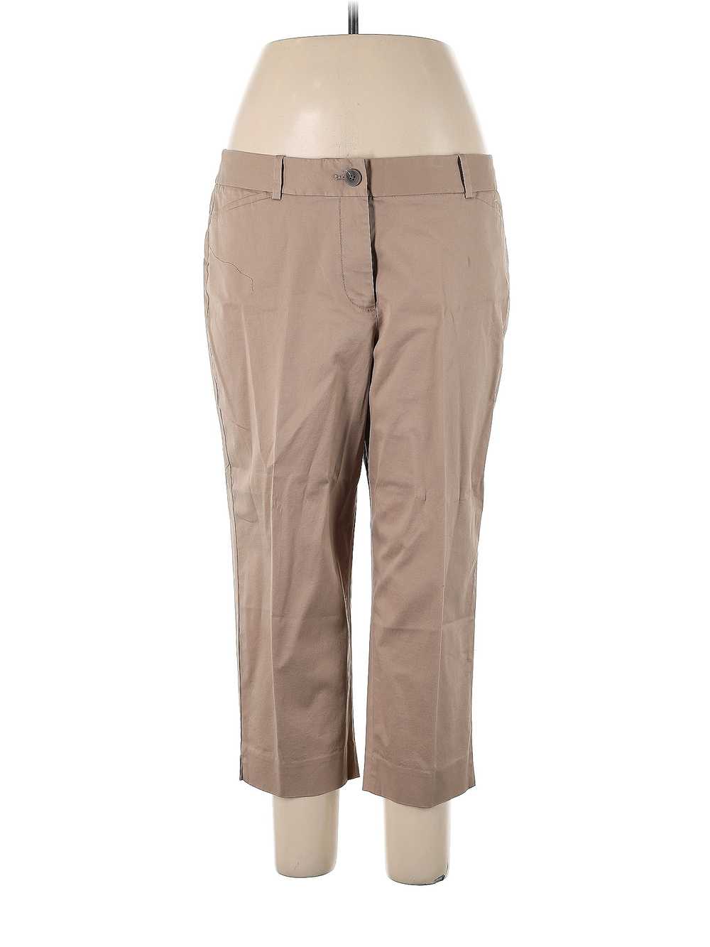 Talbots Women Brown Khakis 16 Petites - image 1