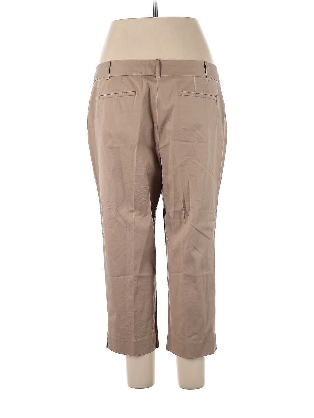 Talbots Women Brown Khakis 16 Petites - image 2