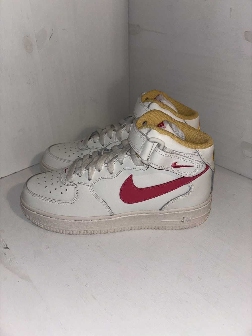 Nike nike airforce 1 mid gs ‘sail sea coral’ - image 1