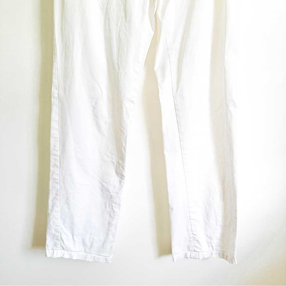 Max Mara Weekend White W12 straight Leg Pants sz 4 - image 9