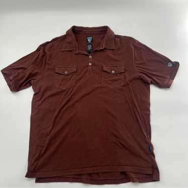 Kuhl Men’s Brown Polo Shirt Pockets